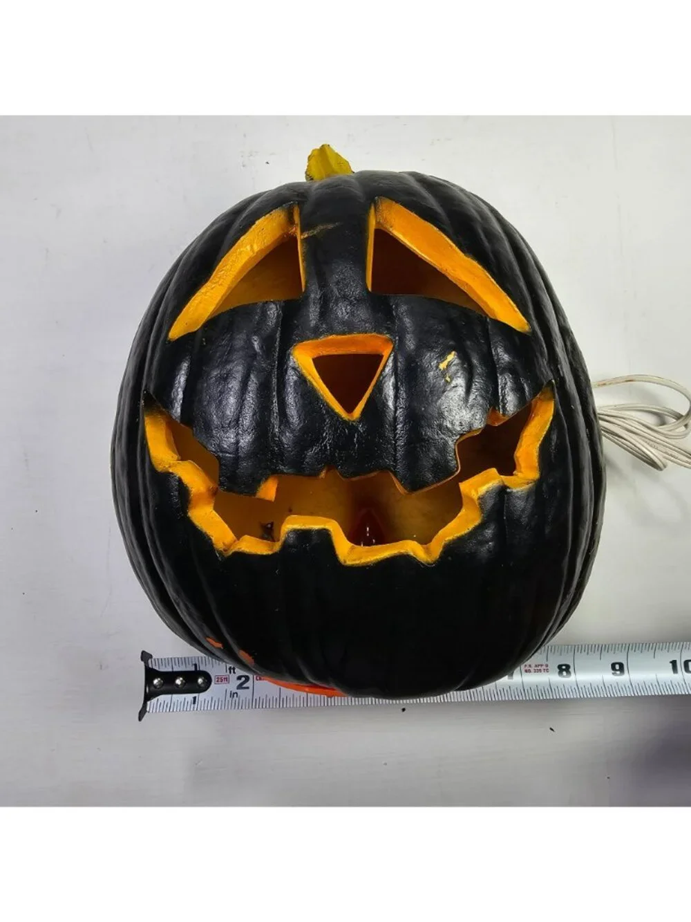 Trendmaster 1993 Black Light-Up Jack-O-Lantern 9